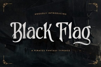 Black Flag Font: Bold Punk Typography for Design Projects