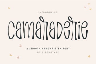 Camaraderie Font: Friendly Design & Pairing Ideas