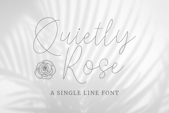 Quietly Rose Font – Free Feminine Script for Logos & Invites