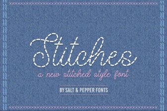Stitches Font: Craft & Diy Typography Ideas